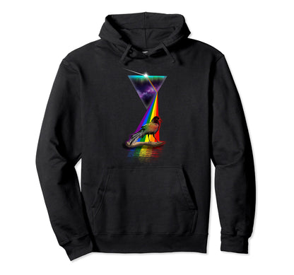 Prism Grackle Hoodie - Unique Graphic for Adults - T-Shirt, Sweatshirt, Hoodie