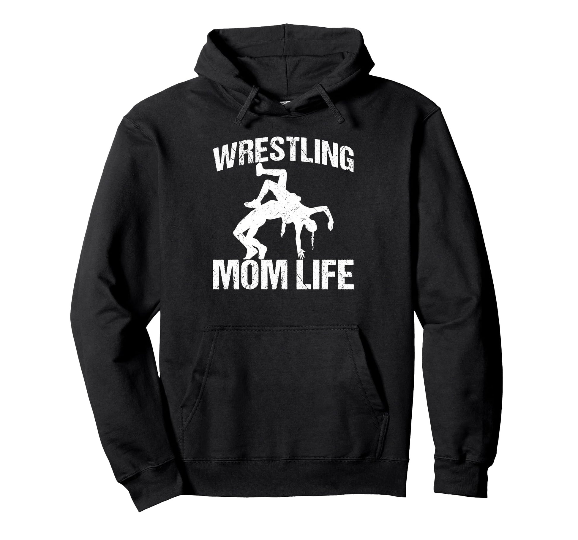 Wrestling Mom Life Game Day Sports Hoodie - Fun Novelty Design Men Women - T-Shirt, Sweatshirt, Hoodie