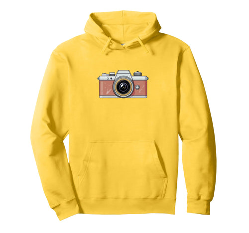Photographer Camera Illustration Hoodie - Trendy Graphic Men Women - T-Shirt, Sweatshirt, Hoodie