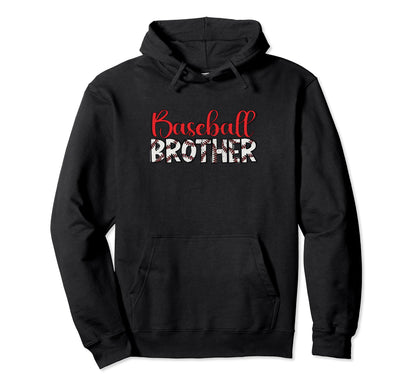 Baseball Brother Funny Sporty Hoodie - Trendy Graphic Men Women - T-Shirt, Sweatshirt, Hoodie