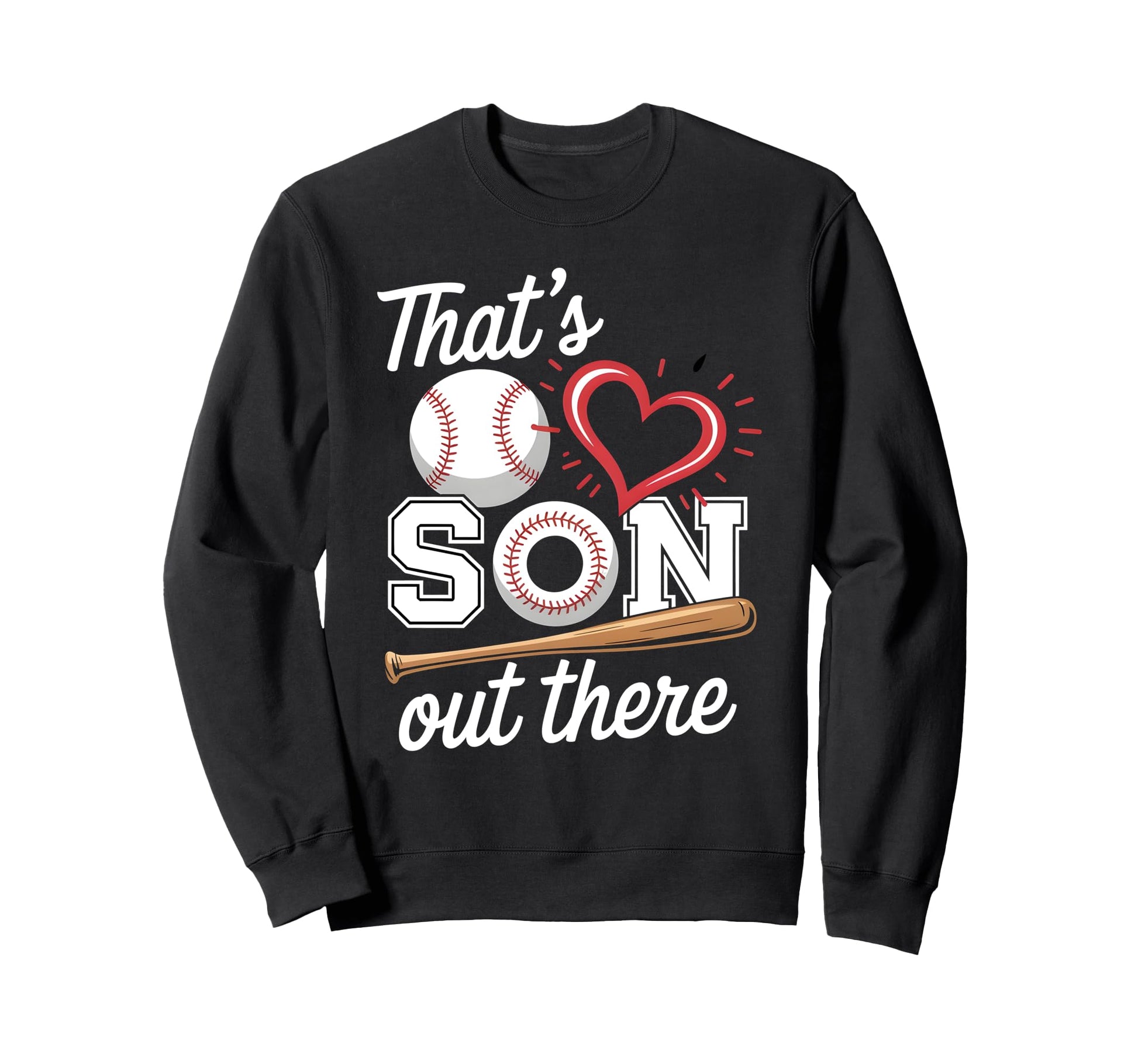 Thats My Son Baseball Grandma Sweatshirt - Aesthetic Graphic Unisex - T-Shirt, Sweatshirt, Hoodie