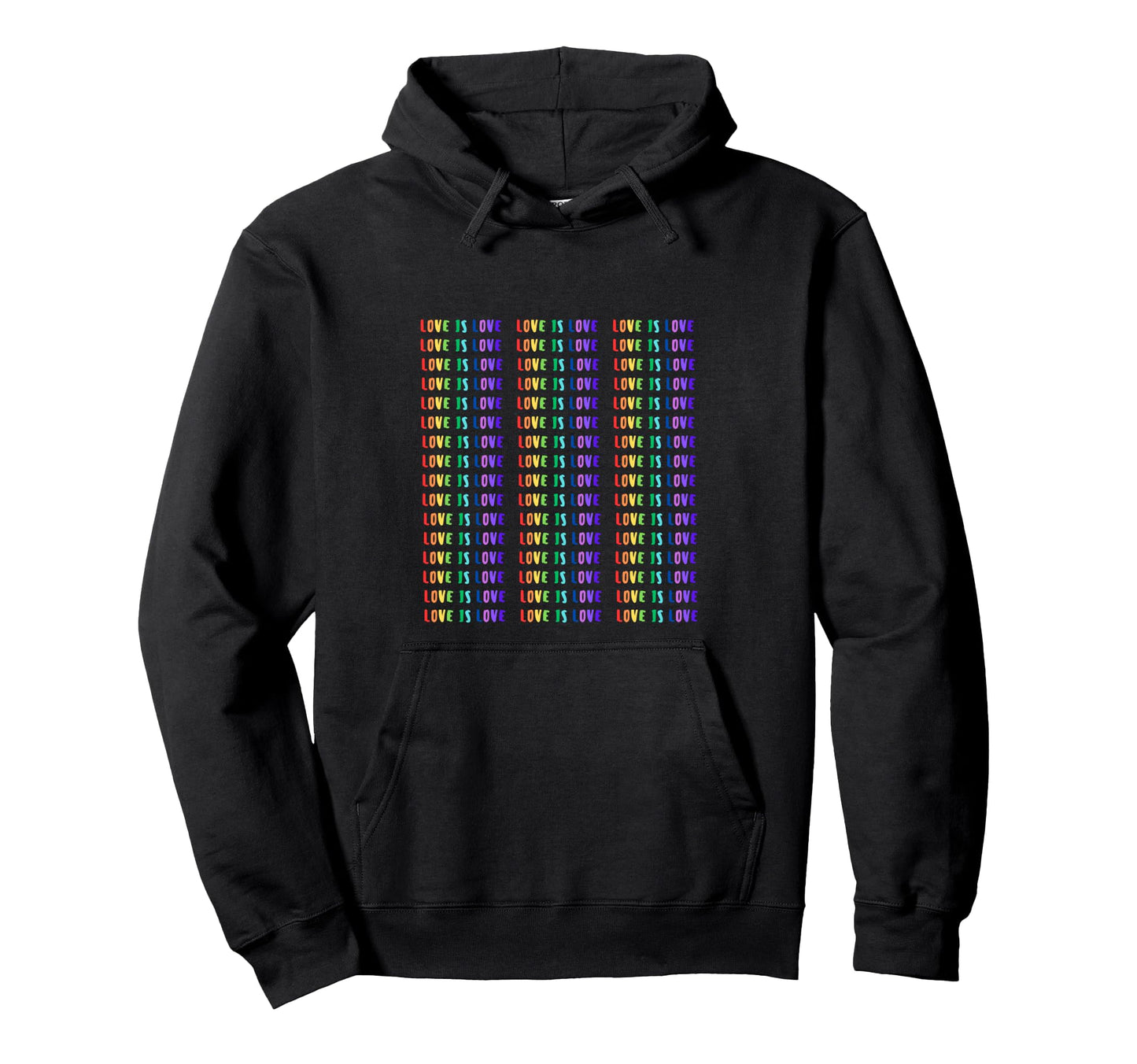 Love Is Love Gay Pride Month Festival Hoodie - Graphic Print for Adults - T-Shirt, Sweatshirt, Hoodie