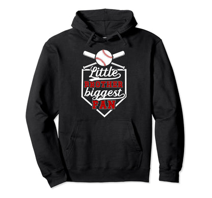 Little Brother Baseball Brother Baseball Hoodie - Streetwear Style Unisex - T-Shirt, Sweatshirt, Hoodie