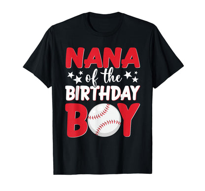 Baseball Nana Birthday Family T-Shirt - Casual Everyday Wear for Adults - T-Shirt, Sweatshirt, Hoodie