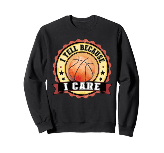 Funny Loud Crazy Basketball Mama Sweatshirt - Minimalist Print Men Women - T-Shirt, Sweatshirt, Hoodie