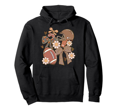 Football Mom Funny Coquette Hoodie - Fun Novelty Design Unisex - T-Shirt, Sweatshirt, Hoodie