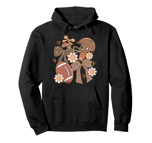 Football Mom Funny Coquette Hoodie - Fun Novelty Design Unisex - T-Shirt, Sweatshirt, Hoodie