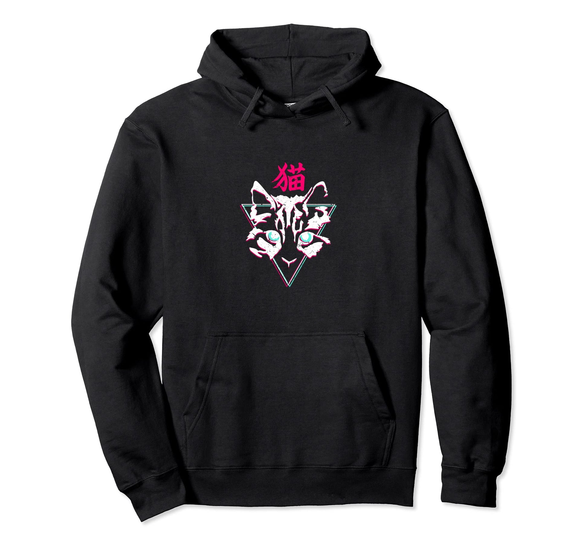 Vaporwave Cats Hoodie - Aesthetic Graphic Unisex - T-Shirt, Sweatshirt, Hoodie