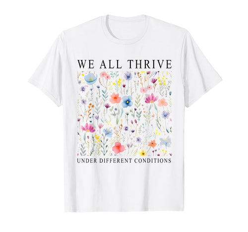 Boho We All Thrive Under Different T-Shirt - Graphic Print Men Women - T-Shirt, Sweatshirt, Hoodie