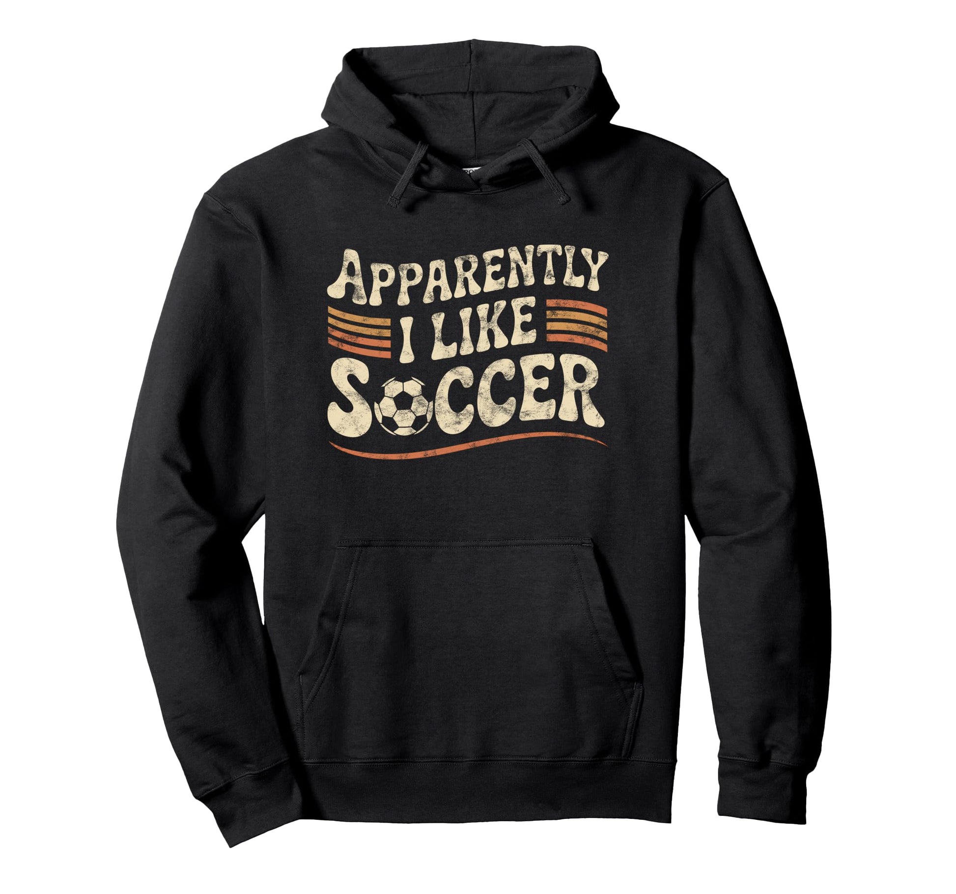 Apparently I Like Soccer Game Day Mom Dad Hoodie - Unique Graphic Unisex - T-Shirt, Sweatshirt, Hoodie
