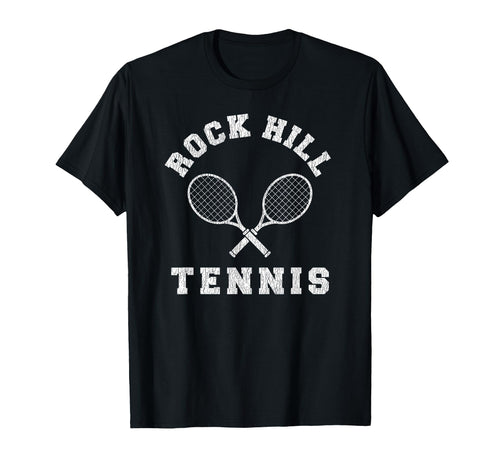 Rock Hill Tennis Team Distressed 90S T-Shirt - Novelty Apparel Men Women - T-Shirt, Sweatshirt, Hoodie