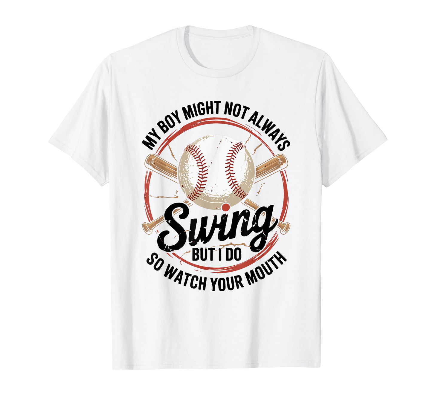 Funny Baseball Parent Swing Joke T-Shirt - Aesthetic Graphic Unisex - T-Shirt, Sweatshirt, Hoodie