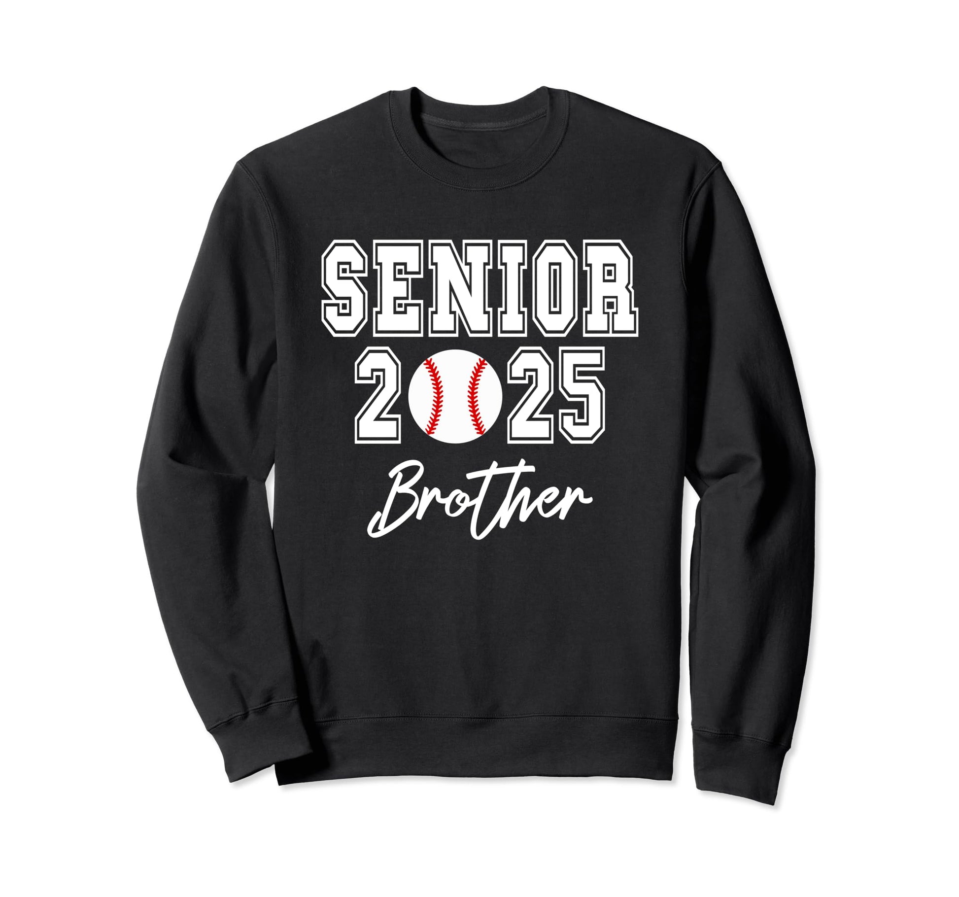 Class 2025 Baseball Player Sweatshirt - Unique Graphic for Adults - T-Shirt, Sweatshirt, Hoodie