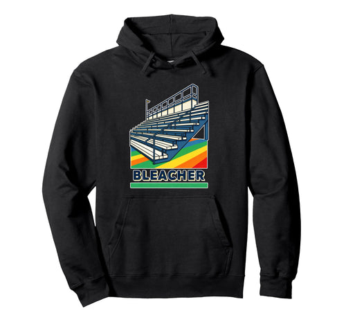 Stadium Bleacher Rainbow Stripes Hoodie - Custom Art Print Unisex - T-Shirt, Sweatshirt, Hoodie