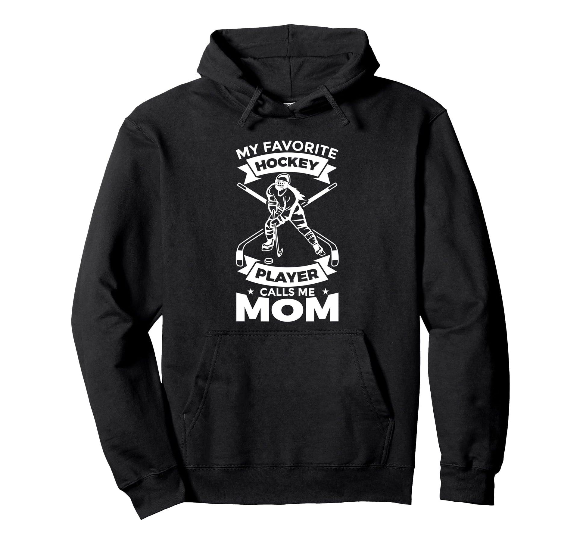 My Favorite Hockey Player Calls Me Hoodie - Aesthetic Graphic for Adults - T-Shirt, Sweatshirt, Hoodie