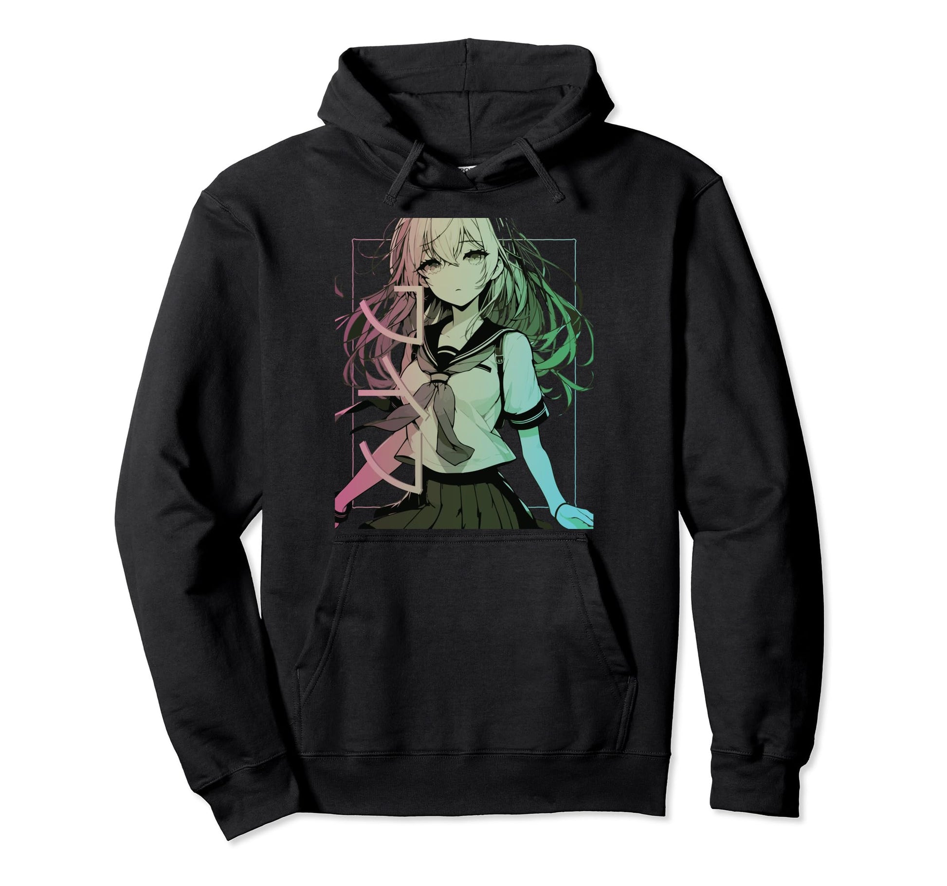 Anime Waifu Japanese Aesthetic Kawaii Hoodie - Unique Graphic Men Women - T-Shirt, Sweatshirt, Hoodie