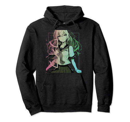 Anime Waifu Japanese Aesthetic Kawaii Hoodie - Unique Graphic Men Women - T-Shirt, Sweatshirt, Hoodie