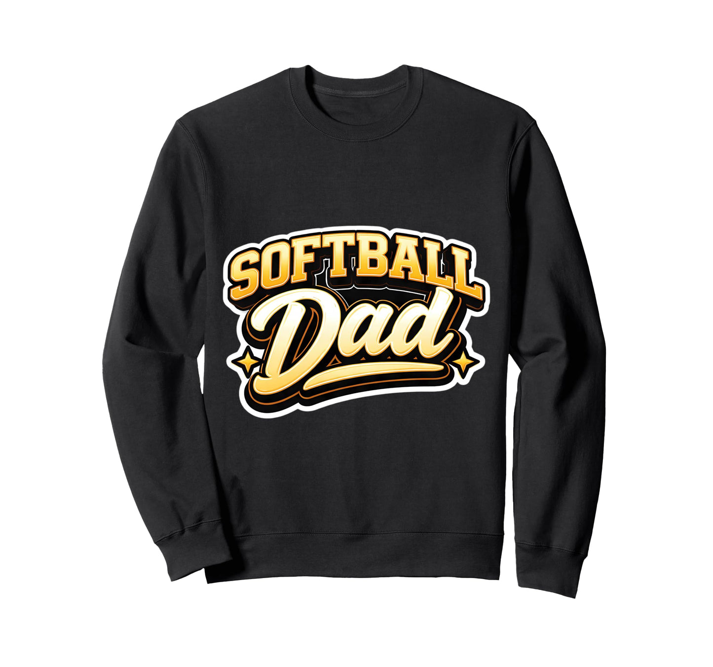 Softball Dad Proud Father Daughter Sweatshirt - Fun Novelty Design Unisex - T-Shirt, Sweatshirt, Hoodie