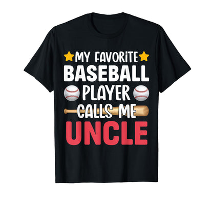 My Favorite Baseball Player Calls Me T-Shirt - Minimalist Print Unisex - T-Shirt, Sweatshirt, Hoodie