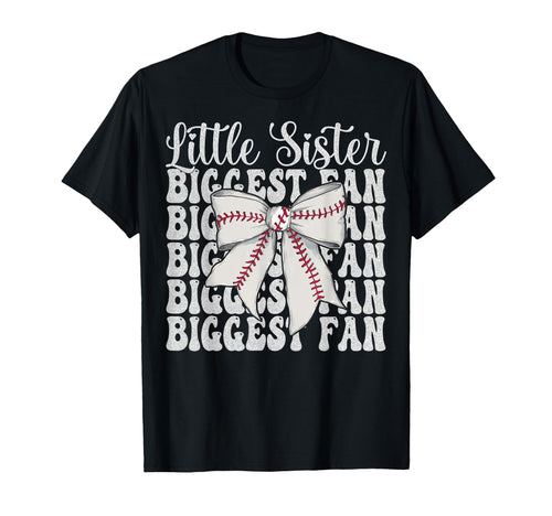 Baseball Sister Baseball Coquette T-Shirt - Casual Everyday Wear Men Women - T-Shirt, Sweatshirt, Hoodie