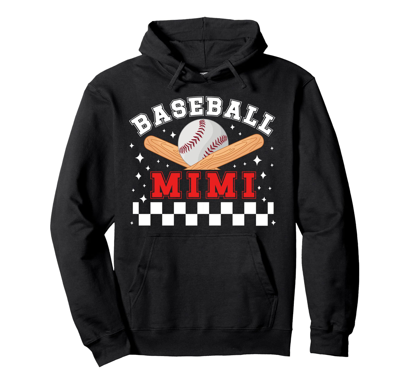 Baseball Mimi Baseball Player Mimi Hoodie - Graphic Print Unisex - T-Shirt, Sweatshirt, Hoodie