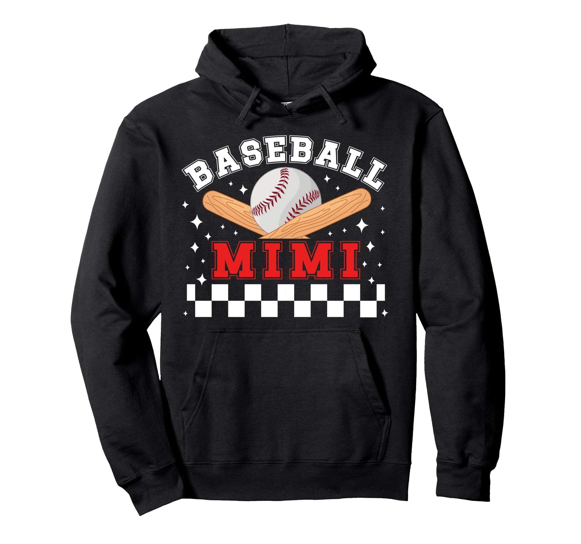 Baseball Mimi Baseball Player Mimi Hoodie - Graphic Print Unisex - T-Shirt, Sweatshirt, Hoodie