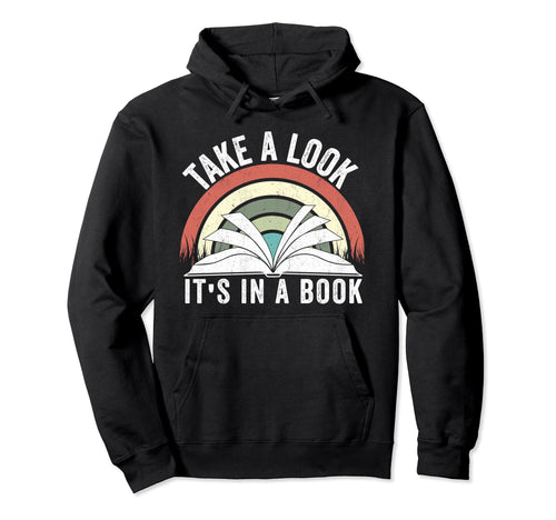 Take Its Book Lovers Rainbow Hoodie - Novelty Apparel Men Women - T-Shirt, Sweatshirt, Hoodie