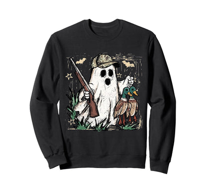 Camouflage Duck Hunting Ghost Sweatshirt - Streetwear Style Unisex - T-Shirt, Sweatshirt, Hoodie