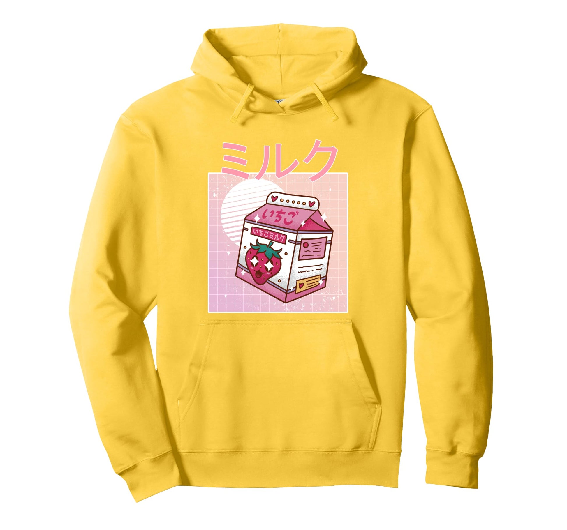 Kawaii Strawberry Milk Vaporwave Hoodie - Novelty Apparel Men Women - T-Shirt, Sweatshirt, Hoodie