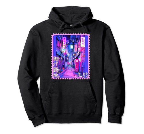 Japan City Pop Retrofuturism Vaporwave Hoodie - Fun Novelty Design Unisex - T-Shirt, Sweatshirt, Hoodie