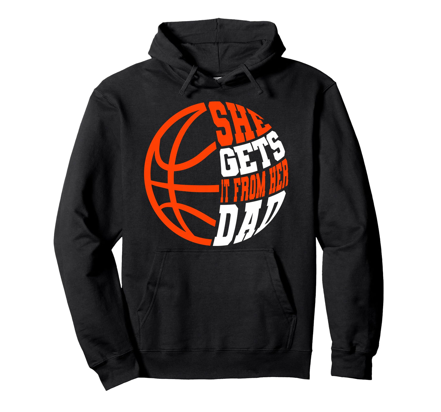 Basketball Player Sports Dad Game Team Hoodie - Novelty Apparel for Adults - T-Shirt, Sweatshirt, Hoodie
