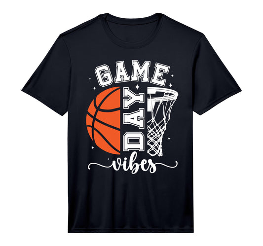 Basketball Game Day Vibes Game Day T-Shirt - Streetwear Style Unisex - T-Shirt, Sweatshirt, Hoodie