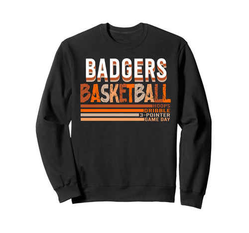 Badgers Basketball Mom Game Day Sweatshirt - Minimalist Print Men Women - T-Shirt, Sweatshirt, Hoodie