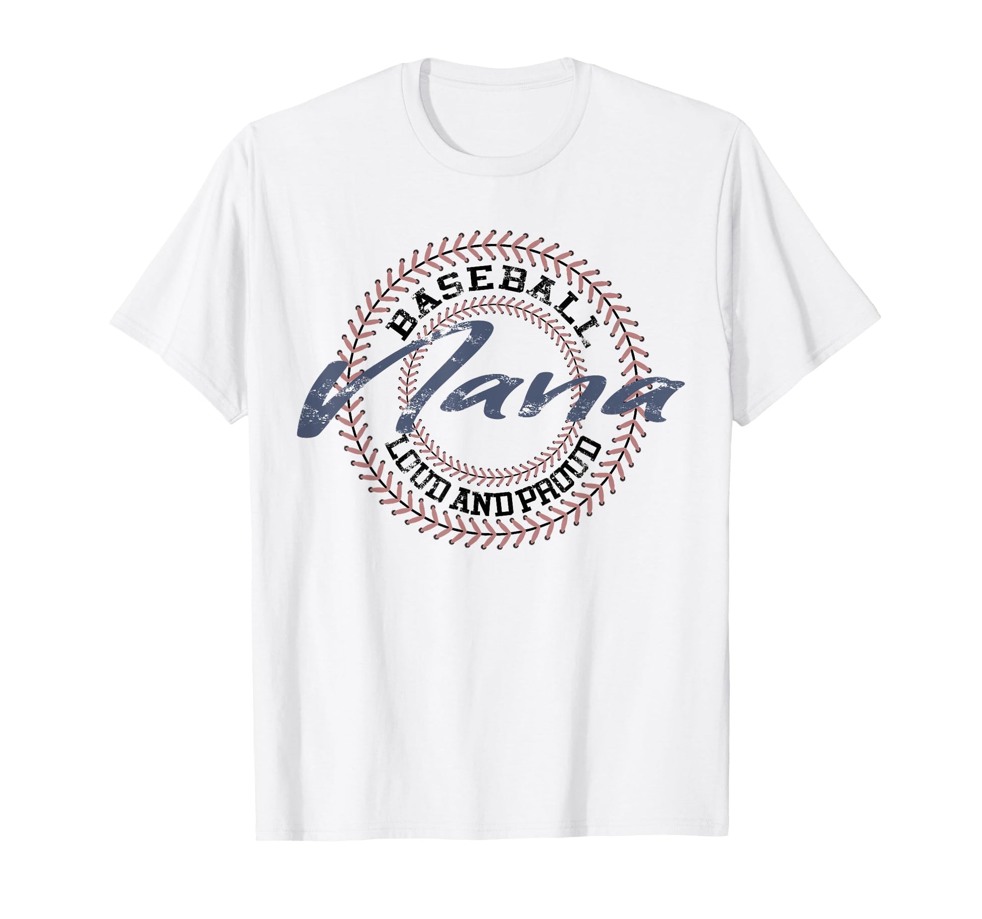 Baseball Nana Baseball Grandma Baseball T-Shirt - Custom Art Print Unisex - T-Shirt, Sweatshirt, Hoodie