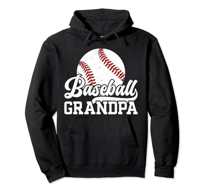 Baseball Grandpa Baseball Player Hoodie - Novelty Apparel Unisex - T-Shirt, Sweatshirt, Hoodie