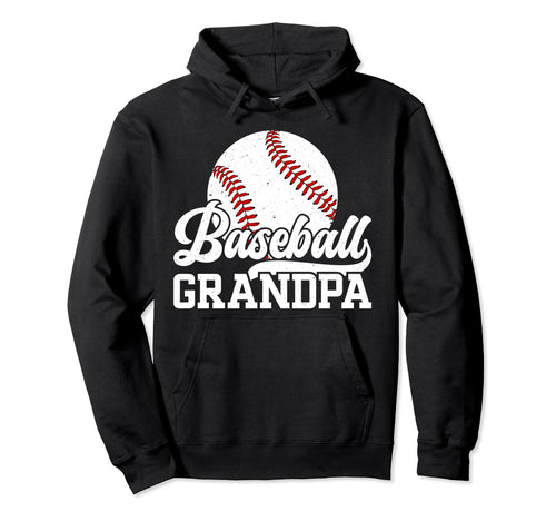 Baseball Grandpa Baseball Player Hoodie - Novelty Apparel Unisex - T-Shirt, Sweatshirt, Hoodie