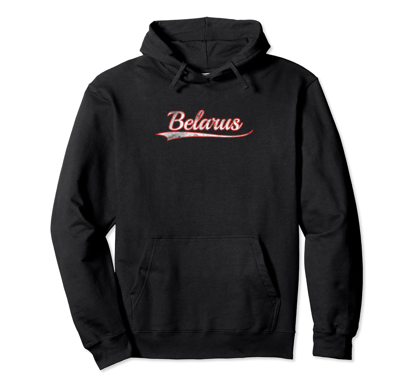 Belarus Varsity Distressed Throwback Hoodie - Trendy Graphic for Adults - T-Shirt, Sweatshirt, Hoodie