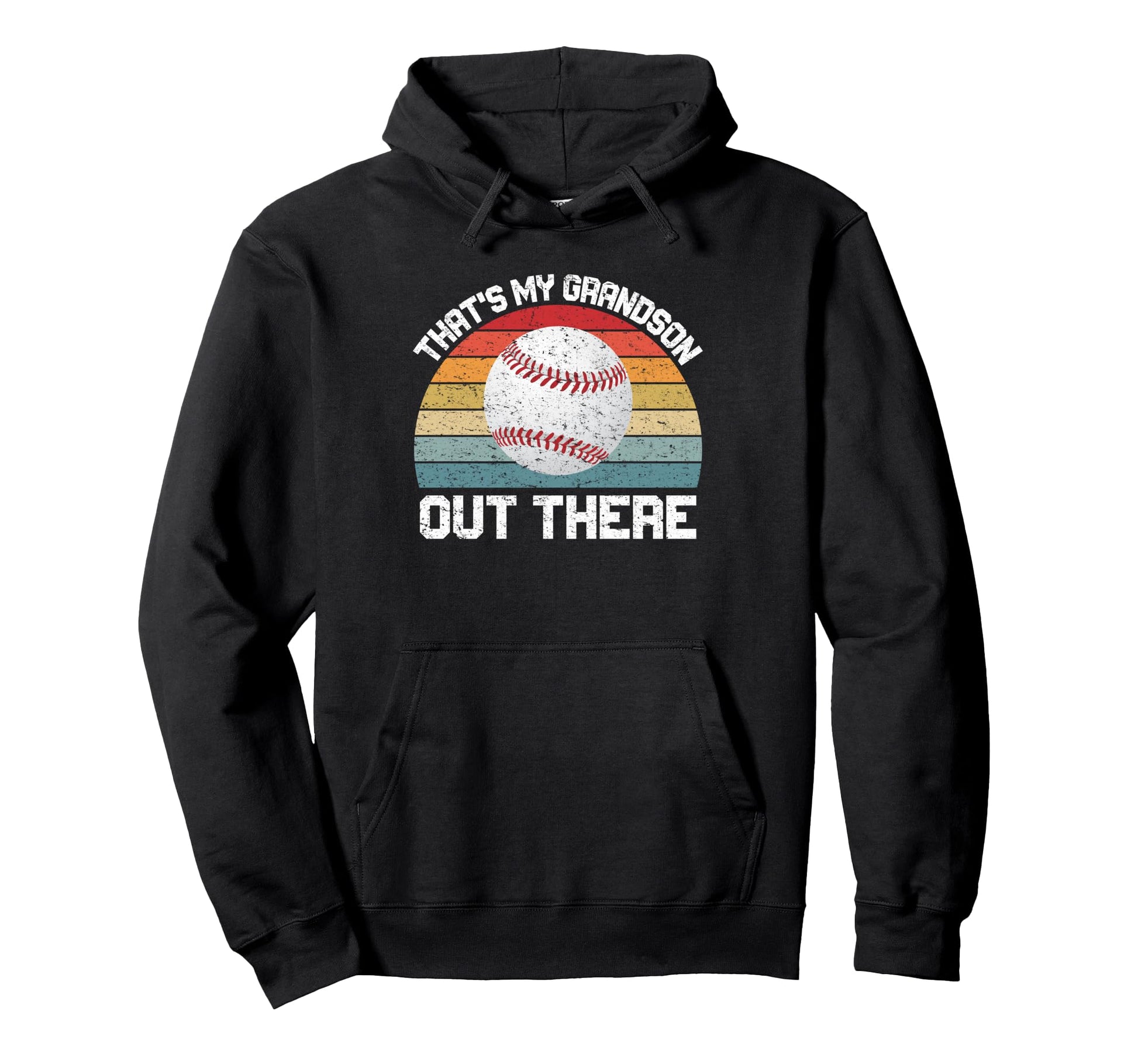 Thats My Grandson Out There Grandma Hoodie - Casual Everyday Wear Unisex - T-Shirt, Sweatshirt, Hoodie