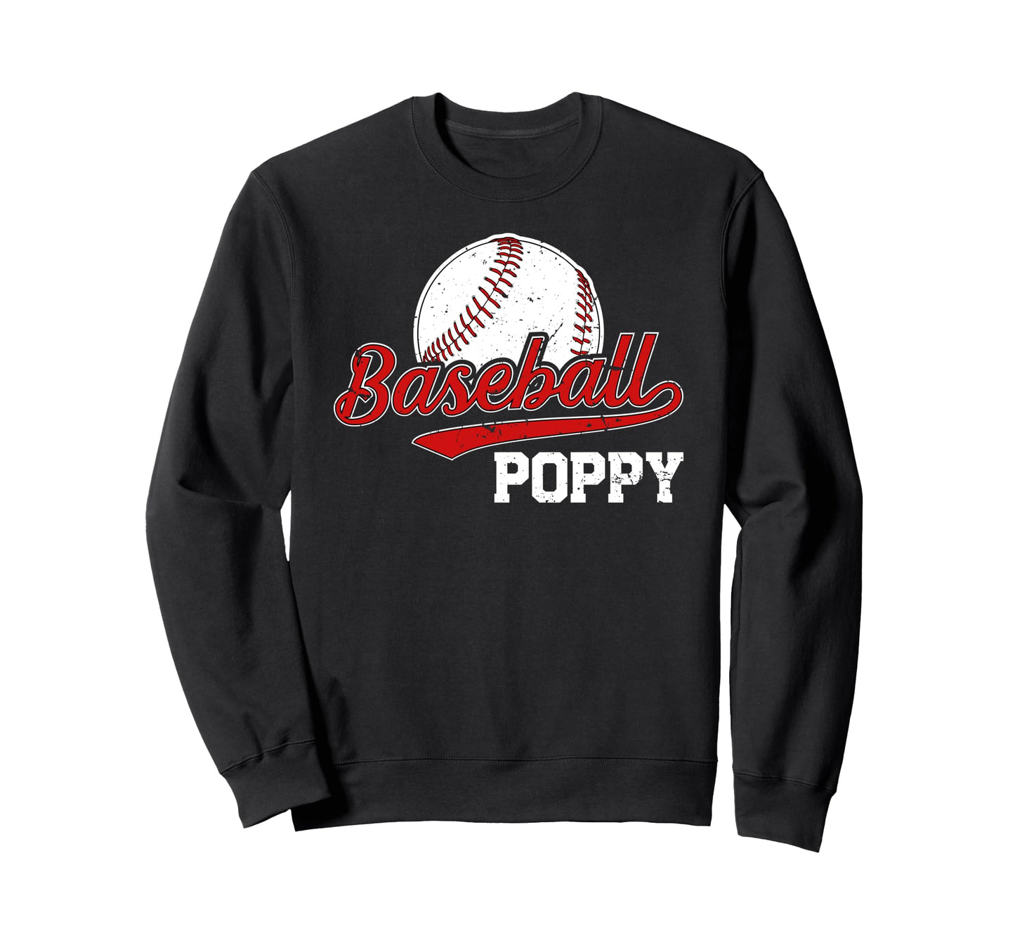 Baseball Poppy Grandpa Poppy Baseball Sweatshirt - Custom Art Print Unisex - T-Shirt, Sweatshirt, Hoodie