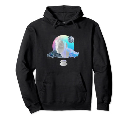 Vaporwave Sculpture Aesthetic Greek Hoodie - Trendy Graphic Men Women - T-Shirt, Sweatshirt, Hoodie