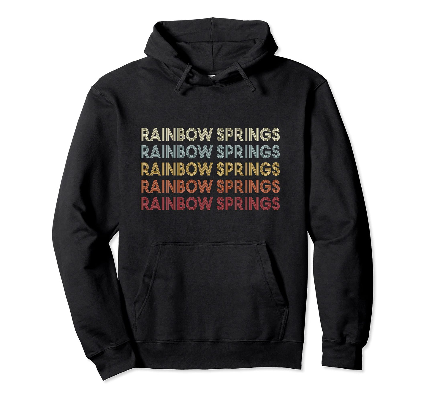 Rainbow Springs Florida Rainbow Springs Fl Hoodie - Novelty Apparel Unisex - T-Shirt, Sweatshirt, Hoodie