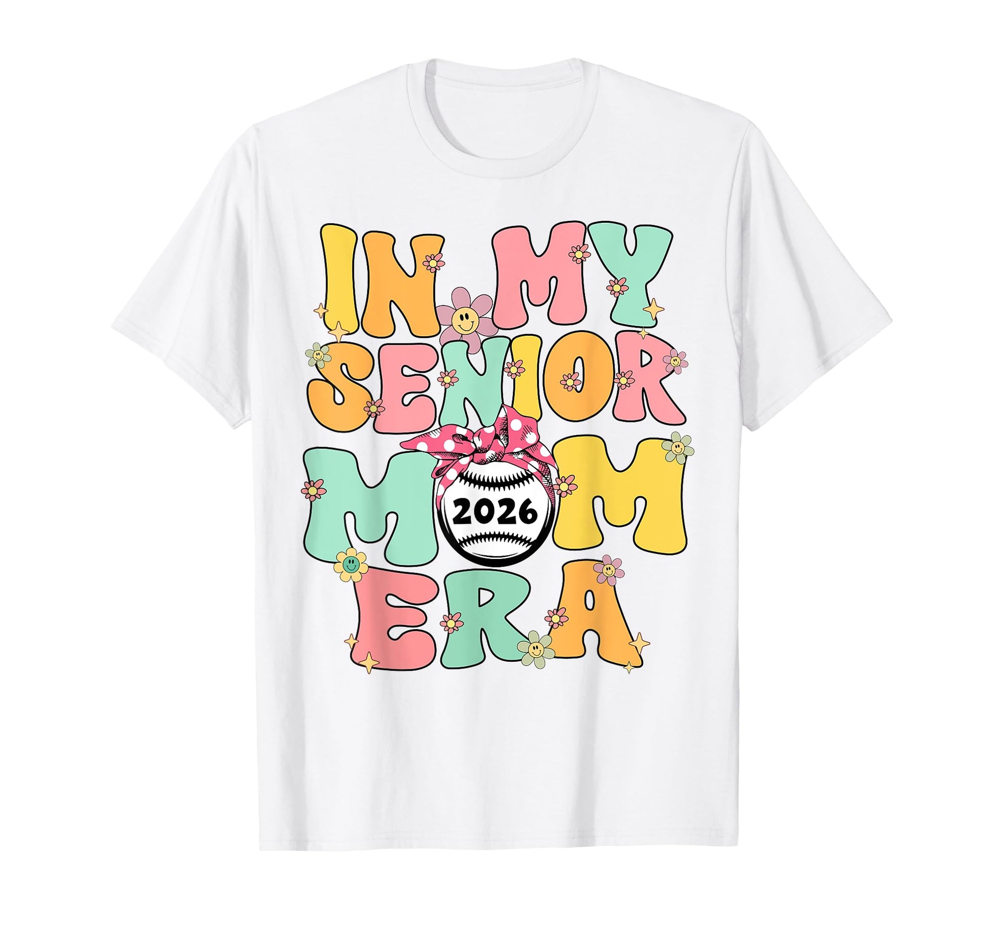 My Senior Mom Era Senior Mom Class T-Shirt - Aesthetic Graphic for Adults - T-Shirt, Sweatshirt, Hoodie