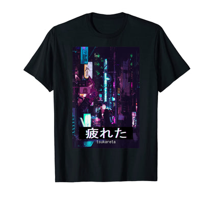 Aesthetic Anime Vaporwave Japan 80S T-Shirt - Aesthetic Graphic for Adults - T-Shirt, Sweatshirt, Hoodie