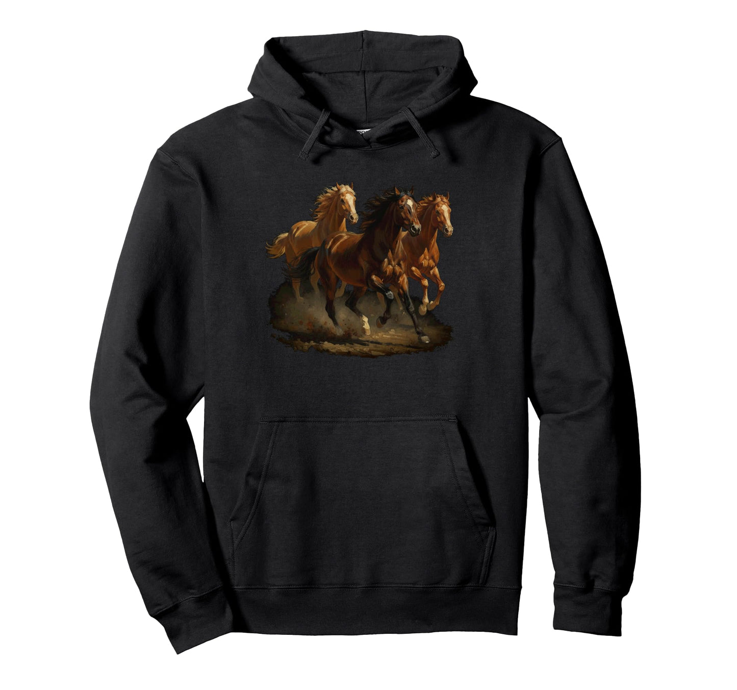 Wild Horse 80S 90S Western Grunge Hoodie - Fun Novelty Design Men Women - T-Shirt, Sweatshirt, Hoodie