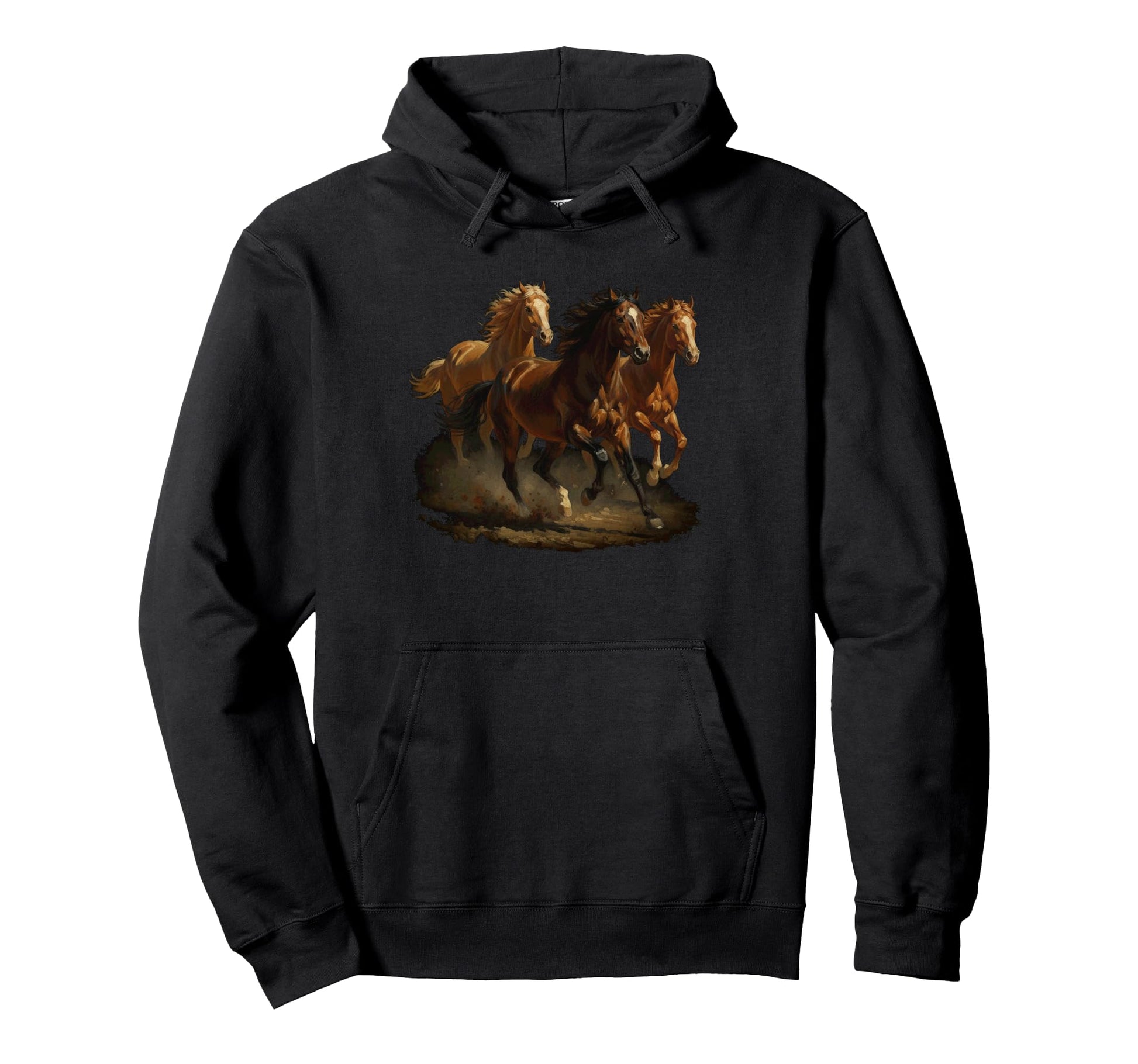 Wild Horse 80S 90S Western Grunge Hoodie - Fun Novelty Design Men Women - T-Shirt, Sweatshirt, Hoodie