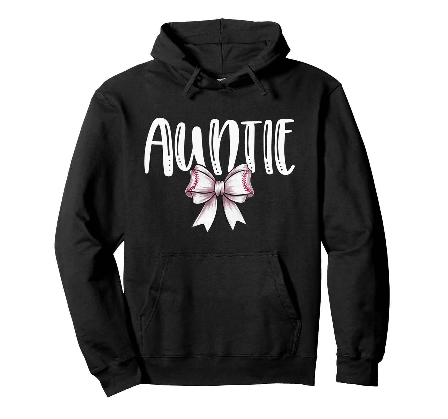 Coquette Baseball Auntie Spirit Hoodie - Novelty Apparel Men Women - T-Shirt, Sweatshirt, Hoodie