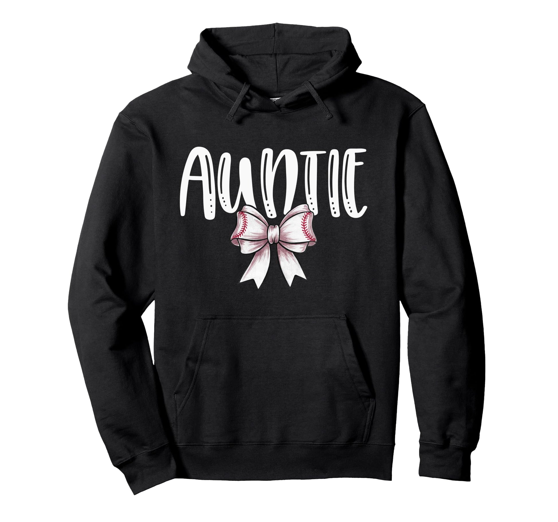 Coquette Baseball Auntie Spirit Hoodie - Novelty Apparel Men Women - T-Shirt, Sweatshirt, Hoodie