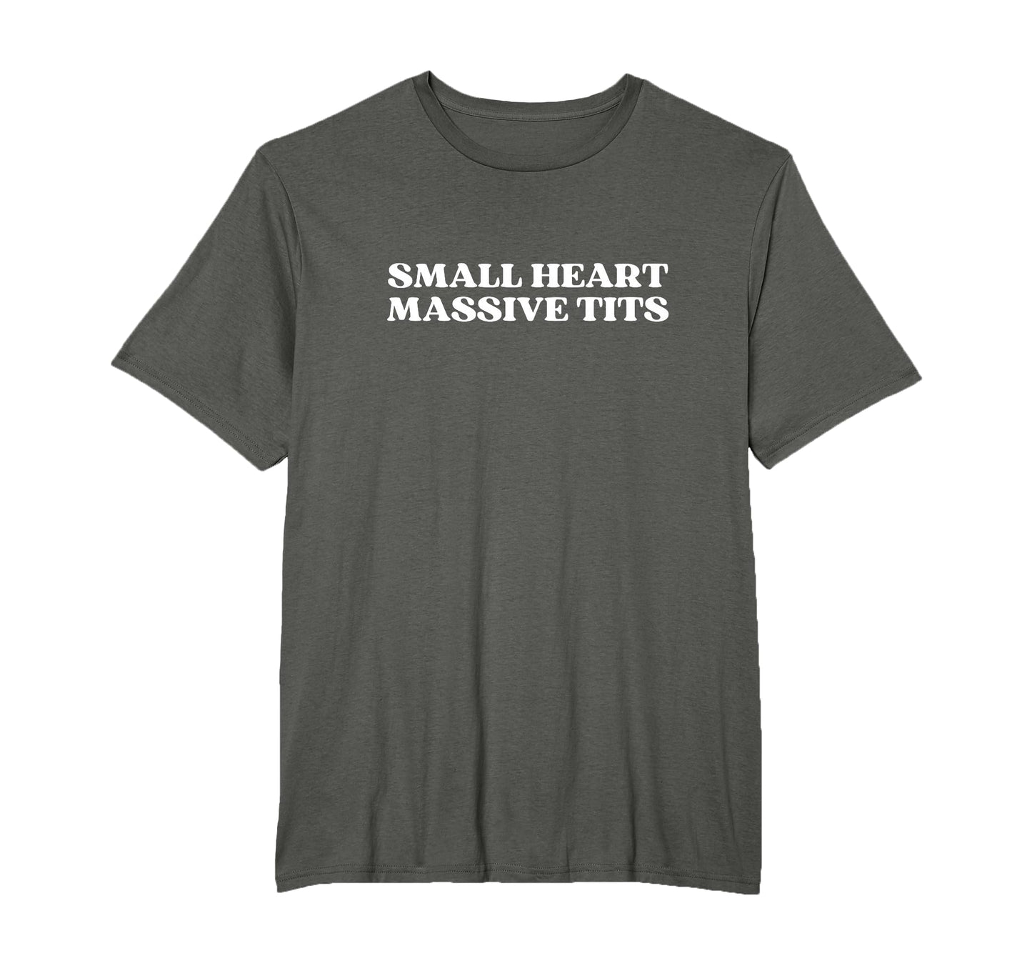 Small Heart Massive Tits Y2K Aesthetic T-Shirt - Unique Graphic Men Women - T-Shirt, Sweatshirt, Hoodie