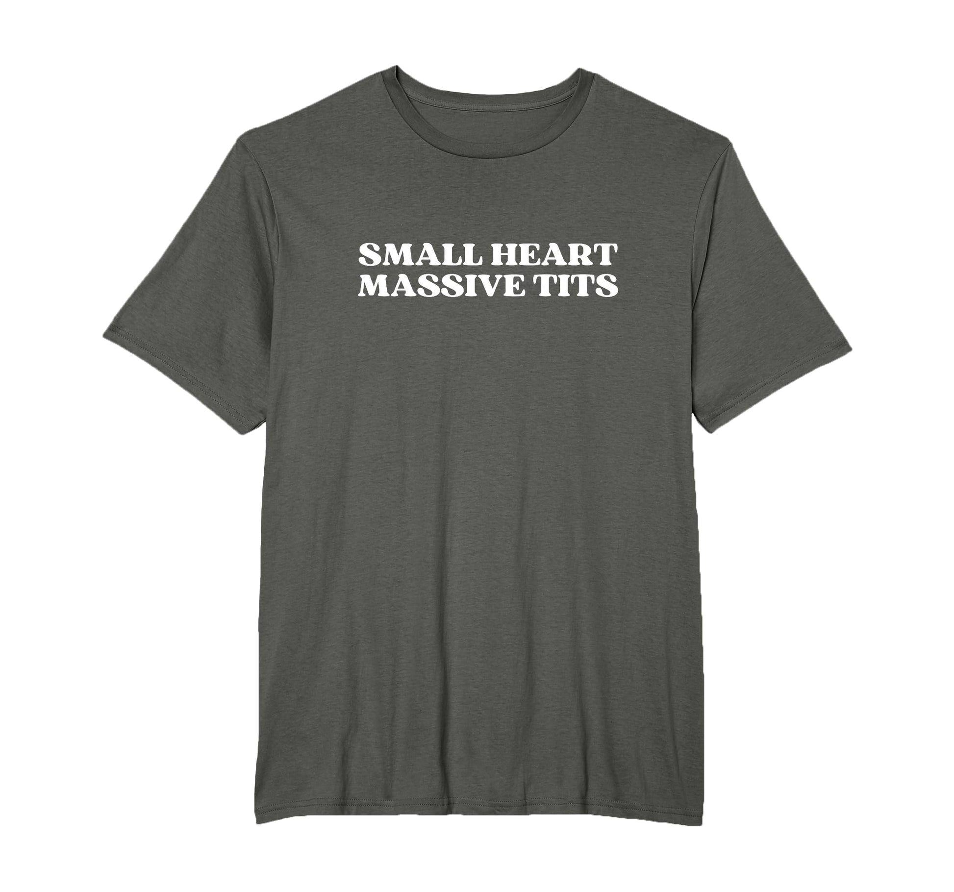 Small Heart Massive Tits Y2K Aesthetic T-Shirt - Unique Graphic Men Women - T-Shirt, Sweatshirt, Hoodie