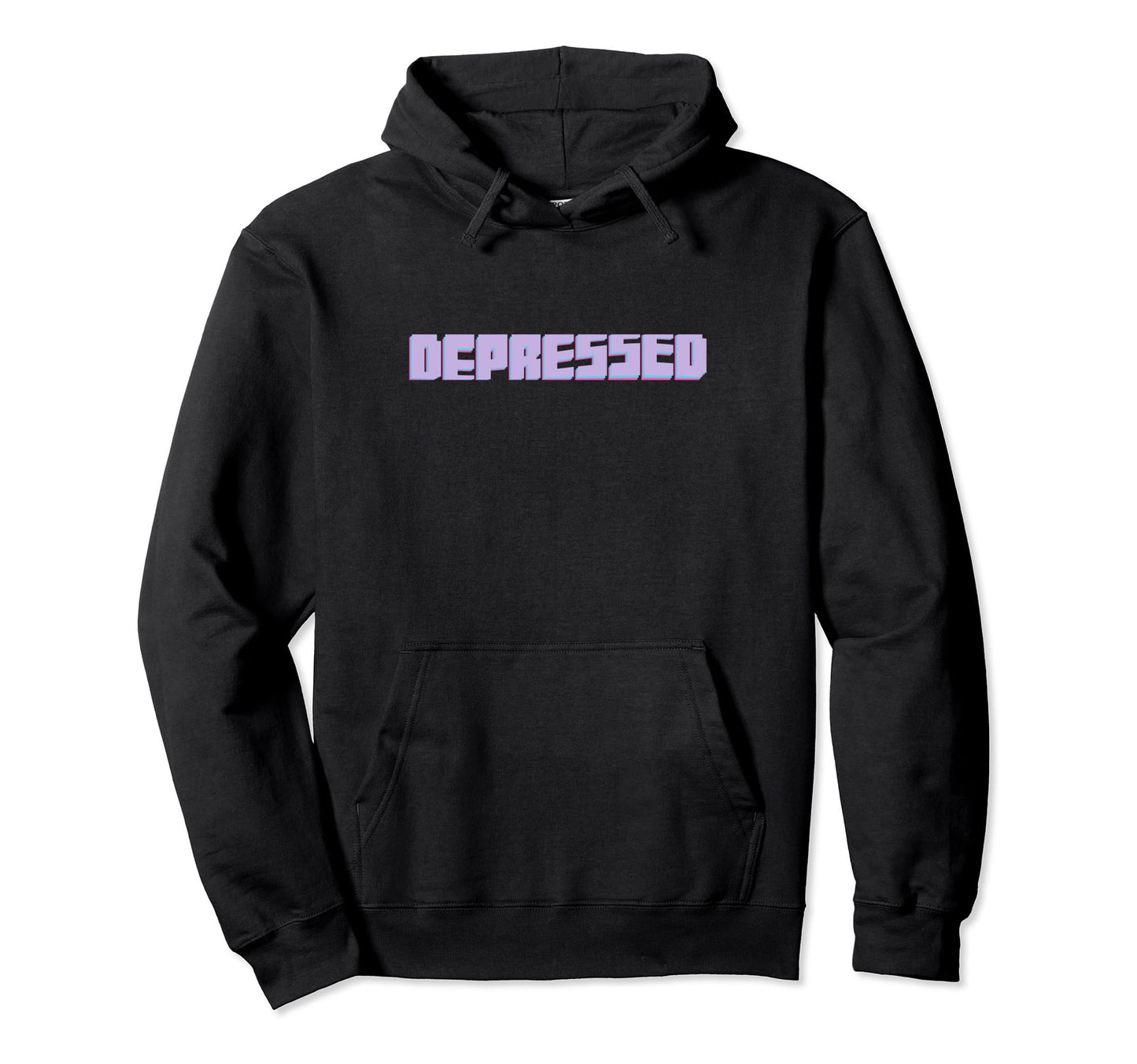Depressed Aesthetic Vaporwave Hoodie - Novelty Apparel for Adults - T-Shirt, Sweatshirt, Hoodie